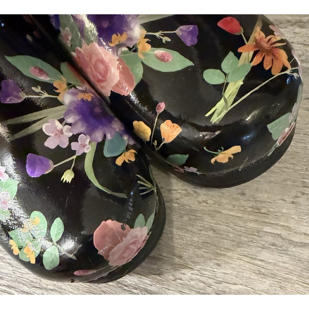 dansko 38 Bright Floral Print EUC Nursing Clogs - Picture 4 of 6